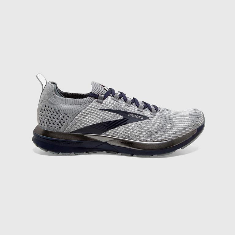 Brooks Ricochet 2 Israel - Men's Road Running Shoes - Grey (29783-KWLG)